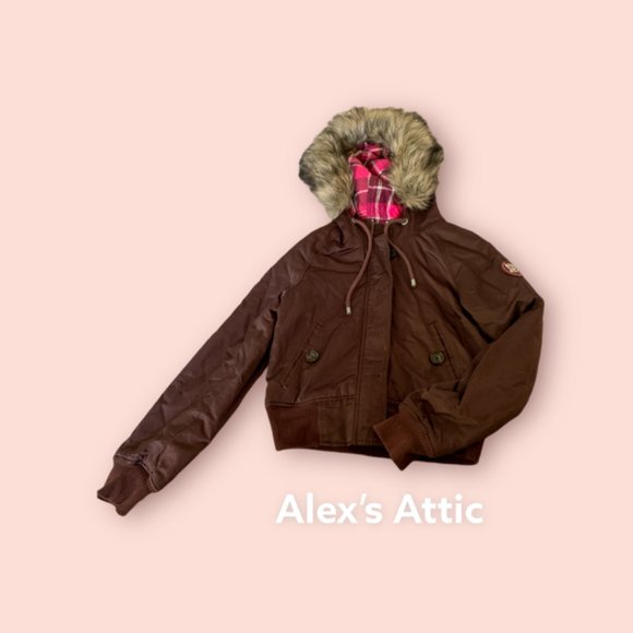 Aeropostale womens parka size M pre-owned - Picture 1 of 3